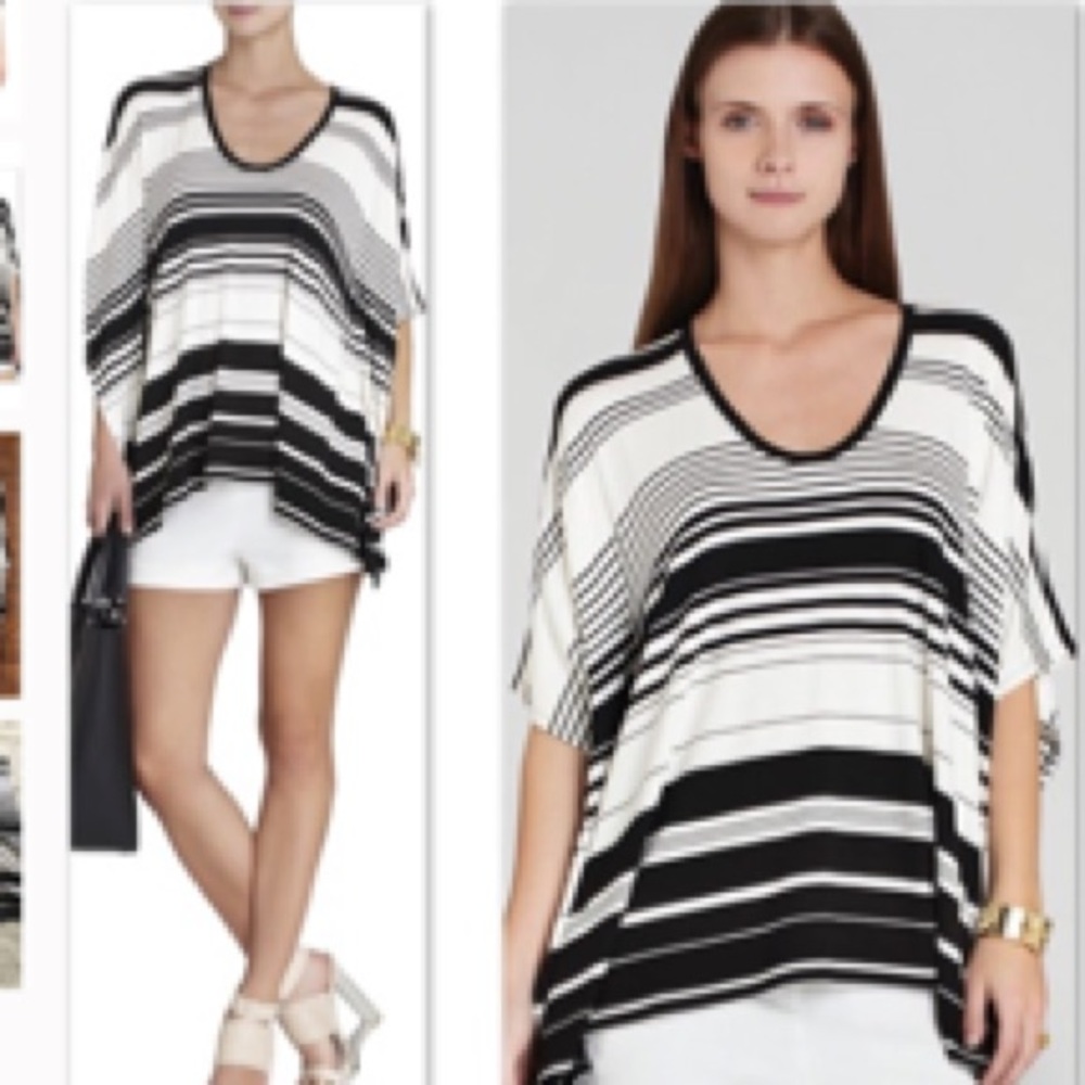 BCBG Striped Top